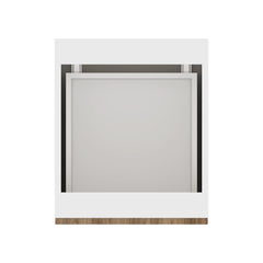 Modernform Cabinet Walnut 18" W X 34 1/2" H X 21" D Vanity Base with 2 Drawers