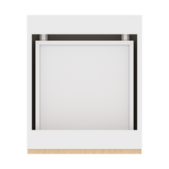 Modernform Cabinet Natural Oak 18" W X 34 1/2" H X 21" D Vanity Base with 3 Drawers