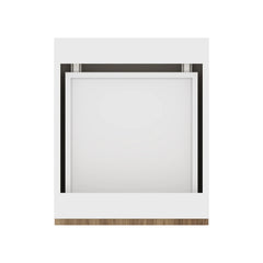 Modernform Cabinet Walnut 18" W X 34 1/2" H X 21" D Vanity Base with 3 Drawers