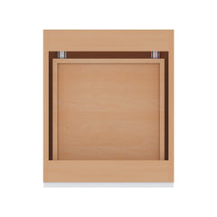 Modernform Cabinet Gloss White 18" W X 34 1/2" H X 21" D Vanity Base with 3 Drawers