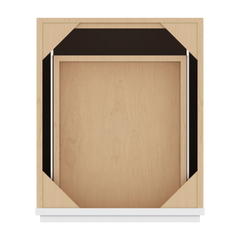 CNC Luxor 5-Piece White 18" W Vanity Drawer Base Cabinet