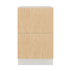 Modernform Cabinet Natural Oak 21" W X 34 1/2" H X 21" D Vanity Base with 2 Drawers