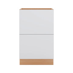 Modernform Cabinet Matte White 21" W X 34 1/2" H X 21" D Vanity Base with 2 Drawers