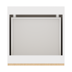 Modernform Cabinet Natural Oak 21" W X 34 1/2" H X 21" D Vanity Base with 2 Drawers