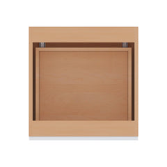 Modernform Cabinet Matte White 21" W X 34 1/2" H X 21" D Vanity Base with 2 Drawers