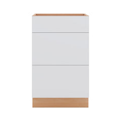 Modernform Cabinet Matte White 21" W X 34 1/2" H X 21" D Vanity Base with 3 Drawers