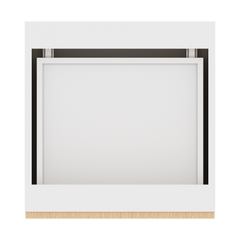 Modernform Cabinet Natural Oak 21" W X 34 1/2" H X 21" D Vanity Base with 3 Drawers