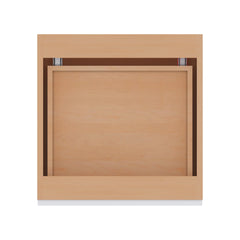 Modernform Cabinet Matte White 21" W X 34 1/2" H X 21" D Vanity Base with 3 Drawers