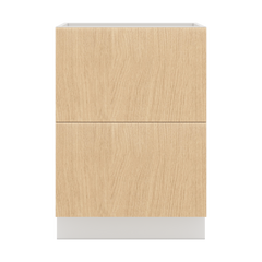 Modernform Cabinet Natural Oak 24" W X 34 1/2" H X 21" D Vanity Base with 2 Drawers