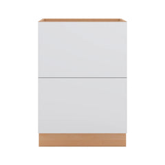 Modernform Cabinet Matte White 24" W X 34 1/2" H X 21" D Vanity Base with 2 Drawers