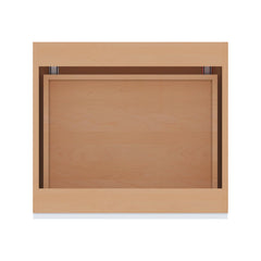 Modernform Cabinet Gloss White 24" W X 34 1/2" H X 21" D Vanity Base with 2 Drawers