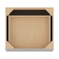 CNC Luxor 5-Piece Misty Grey 24" W Vanity Drawer Base Cabinet