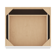 CNC Luxor 5-Piece White 24" W Vanity Drawer Base Cabinet