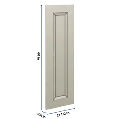 J&K Pebble B6 Vanity Drawer Front 09" W x 28 1/2" H