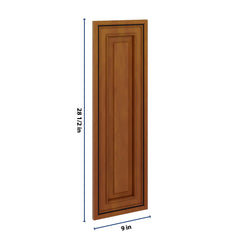 J&K Mocha Glazed K10 Vanity Drawer Front 09" W x 28 1/2" H