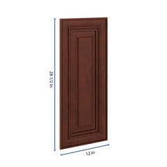 J&K Mahogany J5 Vanity Drawer Front 12" W x 28 1/2" H