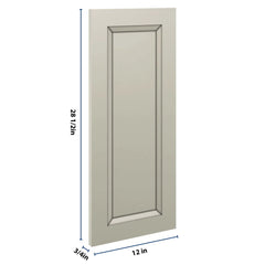 J&K Pebble B6 Vanity Drawer Front 12" W x 28 1/2" H