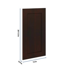 J&K Java Coffee S1 Vanity Drawer Front 15" W x 28 1/2" H