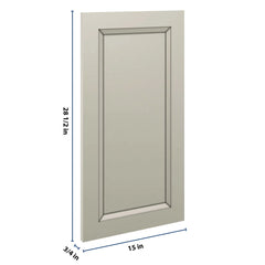 J&K Pebble B6 Vanity Drawer Front 15" W x 28 1/2" H