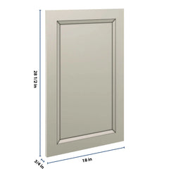 J&K Pebble B6 Vanity Drawer Front 18" W x 28 1/2" H