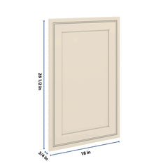 J&K Pearl Glazed H9 Vanity Drawer Front 18" W x 28 1/2" H