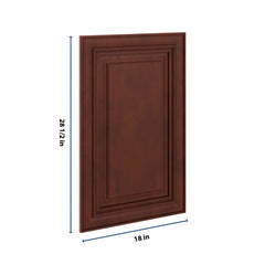 J&K Mahogany J5 Vanity Drawer Front 18" W x 28 1/2" H