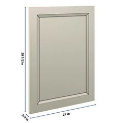 J&K Pebble B6 Vanity Drawer Front 21" W x 28 1/2" H