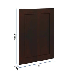 J&K Java Coffee S1 Vanity Drawer Front 21" W x 28 1/2" H