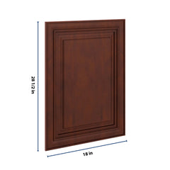J&K Mahogany J5 Vanity Drawer Front 21" W x 28 1/2" H