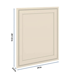 J&K Pearl Glazed H9 Vanity Drawer Front 24" W x 28 1/2" H