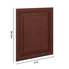 J&K Mahogany J5 Vanity Drawer Front 24" W x 28 1/2" H