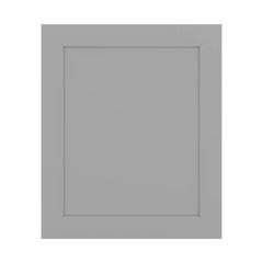J&K Castle Grey S5 Vanity Drawer Front 24" W x 28 1/2" H