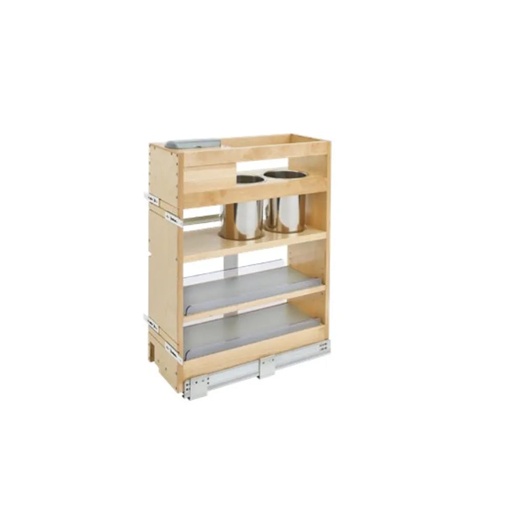 Fabuwood Allure Galaxy Desert Oak 12" Width Vanity Outlet Grooming Organizer