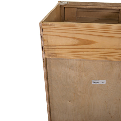 24 in. Sink Base Bathroom Vanity Cabinet in Unfinished Poplar | Shaker Style