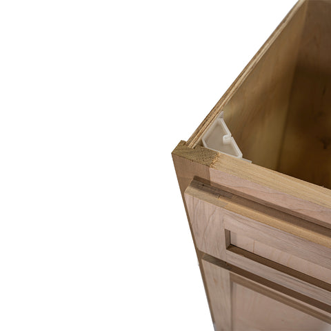 24 in. Sink Base Bathroom Vanity Cabinet in Unfinished Poplar | Shaker Style