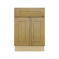 Modernform Cabinet Natural Shaker 24" W X 34 1/2" H X 21" D Sink Base 2 Doors/1 False Front