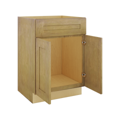 Modernform Cabinet Natural Shaker 24" W X 34 1/2" H X 21" D Sink Base 2 Doors/1 False Front