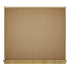 Modernform Cabinet Natural Shaker 24" W X 34 1/2" H X 21" D Sink Base 2 Doors/1 False Front