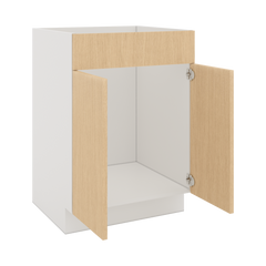 Modernform Cabinet Natural Oak 24" W X 34 1/2" H X 21" D Vanity Sink Base 2 Doors/1 False Front