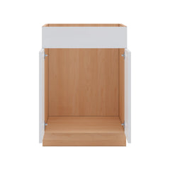 Modernform Cabinet Gloss White 24" W X 34 1/2" H X 21" D Vanity Sink Base 2 Doors/1 False Front
