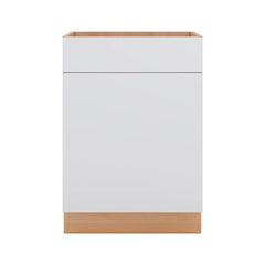 Modernform Cabinet Matte White 24" W X 34 1/2" H X 21" D Vanity Sink Base 1 Doors/1 False Front
