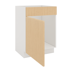 Modernform Cabinet Natural Oak 24" W X 34 1/2" H X 21" D Vanity Sink Base 1 Doors/1 False Front