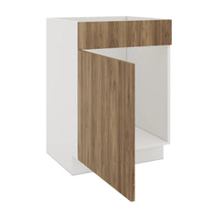 Modernform Cabinet Walnut 24" W X 34 1/2" H X 21" D Vanity Sink Base 1 Doors/1 False Front
