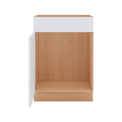 Modernform Cabinet Matte White 24" W X 34 1/2" H X 21" D Vanity Sink Base 1 Doors/1 False Front