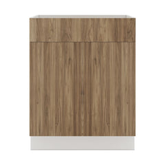 Modernform Cabinet Walnut 27" W X 34 1/2" H X 21" D Vanity Sink Base 2 Doors/1 False Front