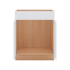 Modernform Cabinet Matte White 27" W X 34 1/2" H X 21" D Vanity Sink Base 2 Doors/1 False Front