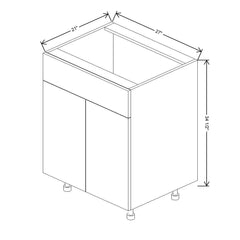 Fabuwood Illume Catalina Olmo 3 27" Width Sink Base