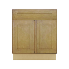 Modernform Cabinet Natural Shaker 30" W X 34 1/2" H X 21" D Sink Base 2 Doors/1 False Front