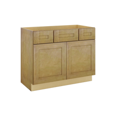 Modernform Cabinet Natural Shaker 42" W X 34 1/2" H X 21" D Combo Cabinet w/2 Side Drawers