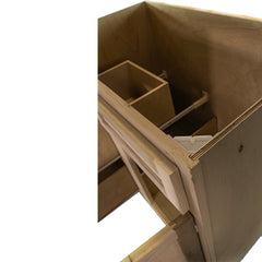 36 in. Sink and Drawer Base Vanity Bathroom Cabinet in Unfinished Poplar | Shaker Style
